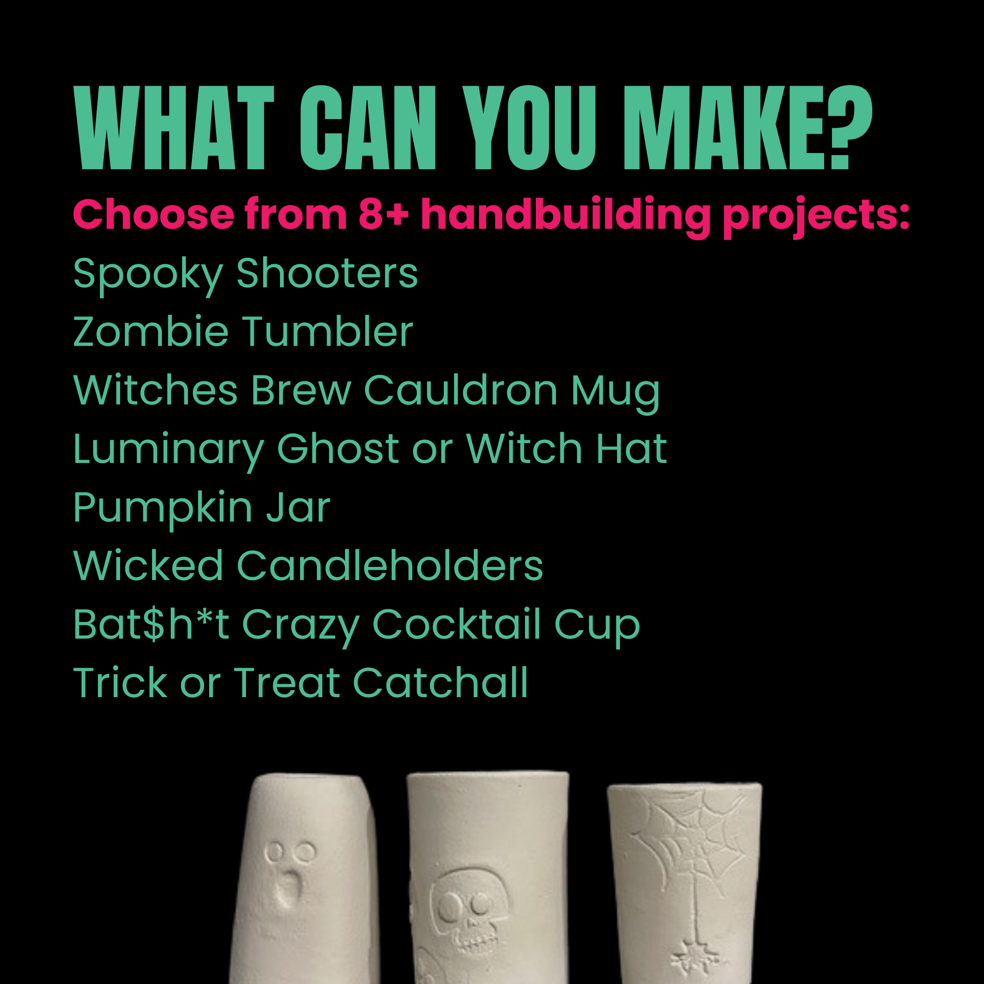 Clay + Cocktails – Build
