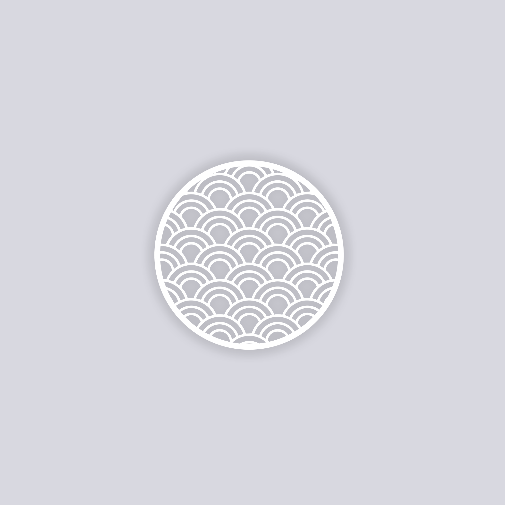 Arches Circle Clay Stencil
