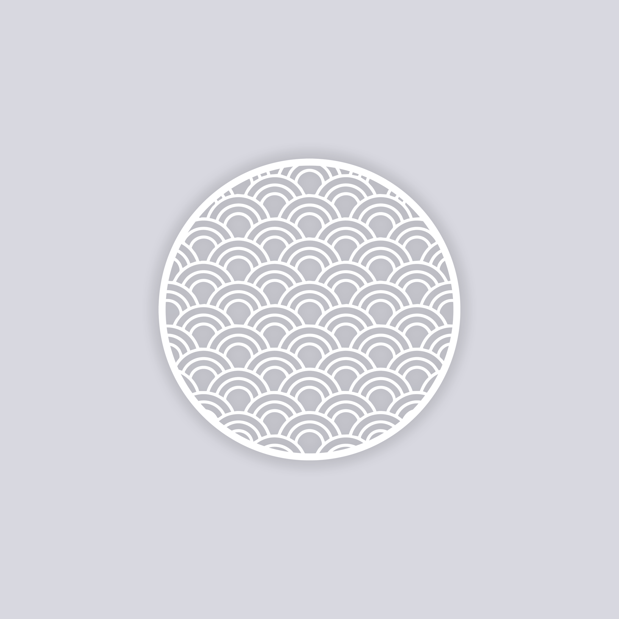 Arches Circle Clay Stencil