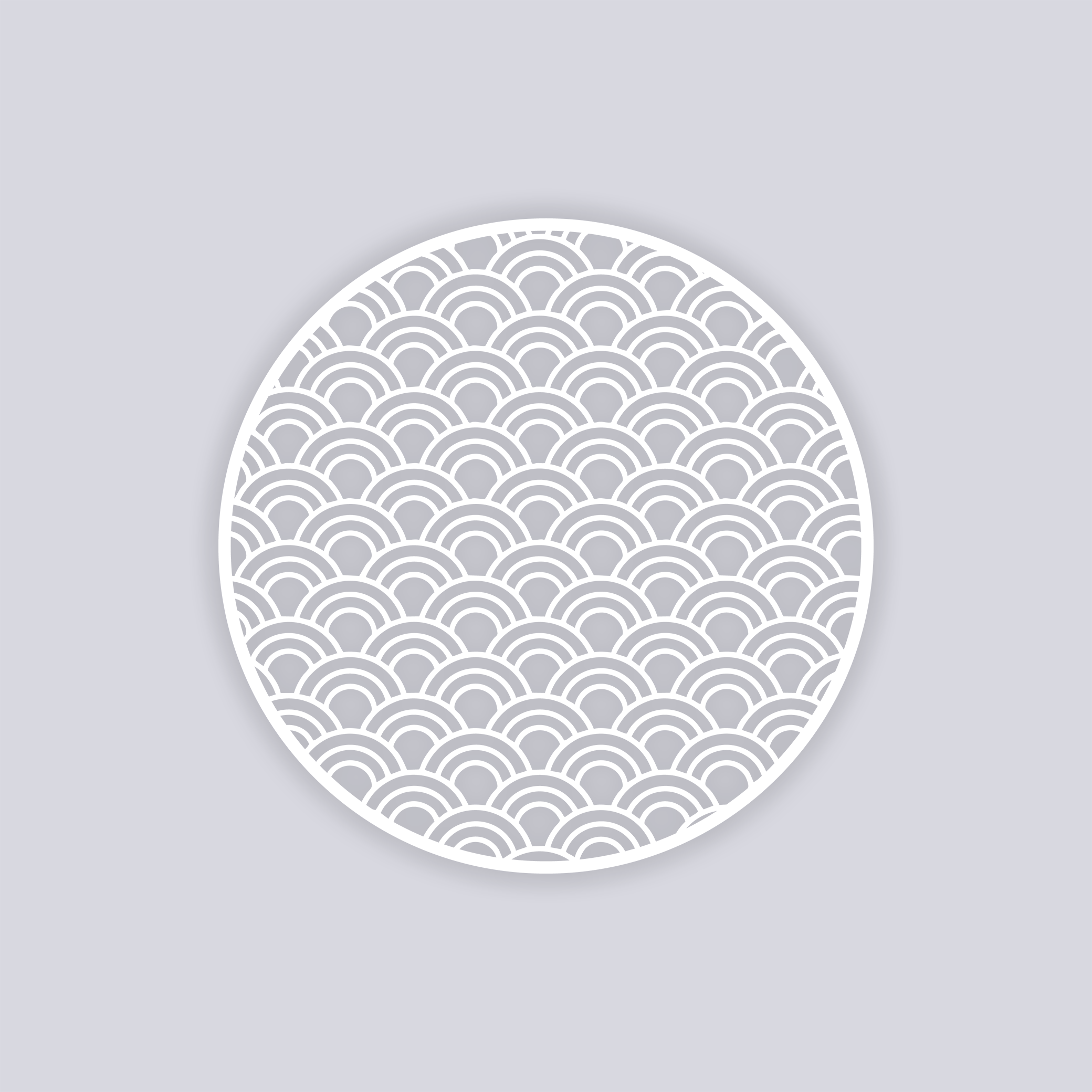 Arches Circle Clay Stencil
