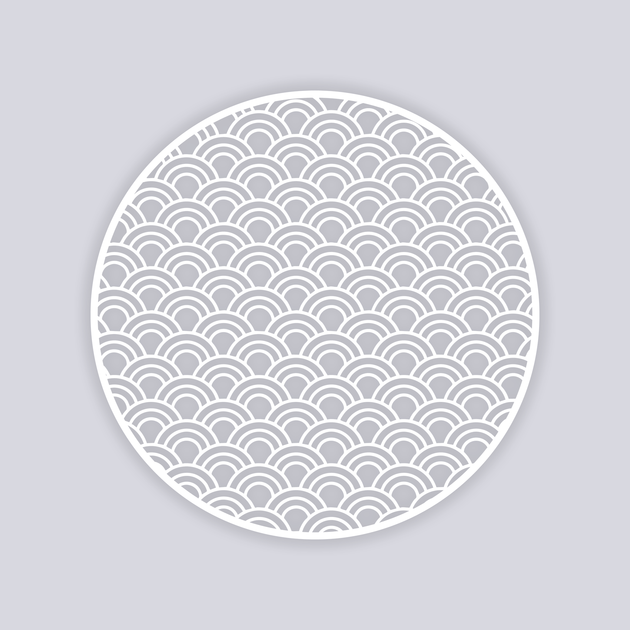 Arches Circle Clay Stencil