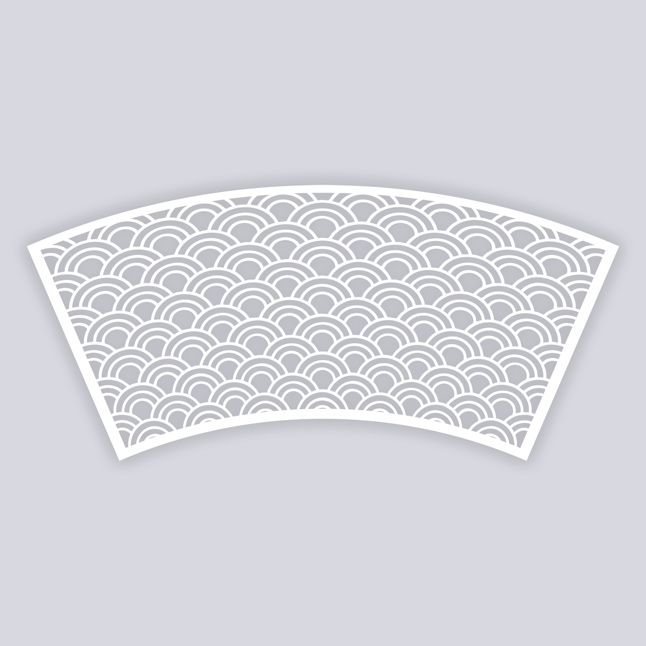 Arches Lg Cup Clay Stencil