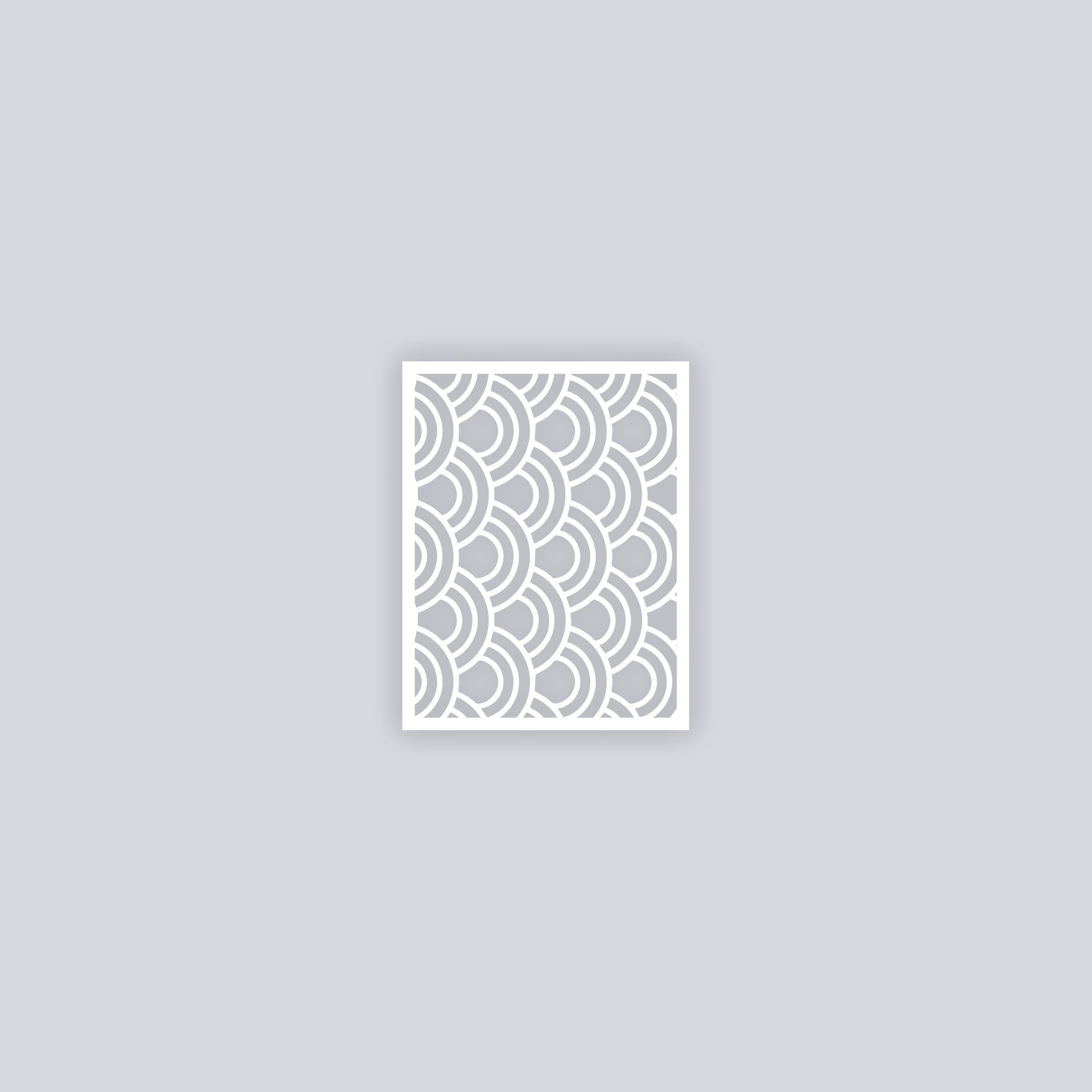 Arches Rectangle Clay Stencil