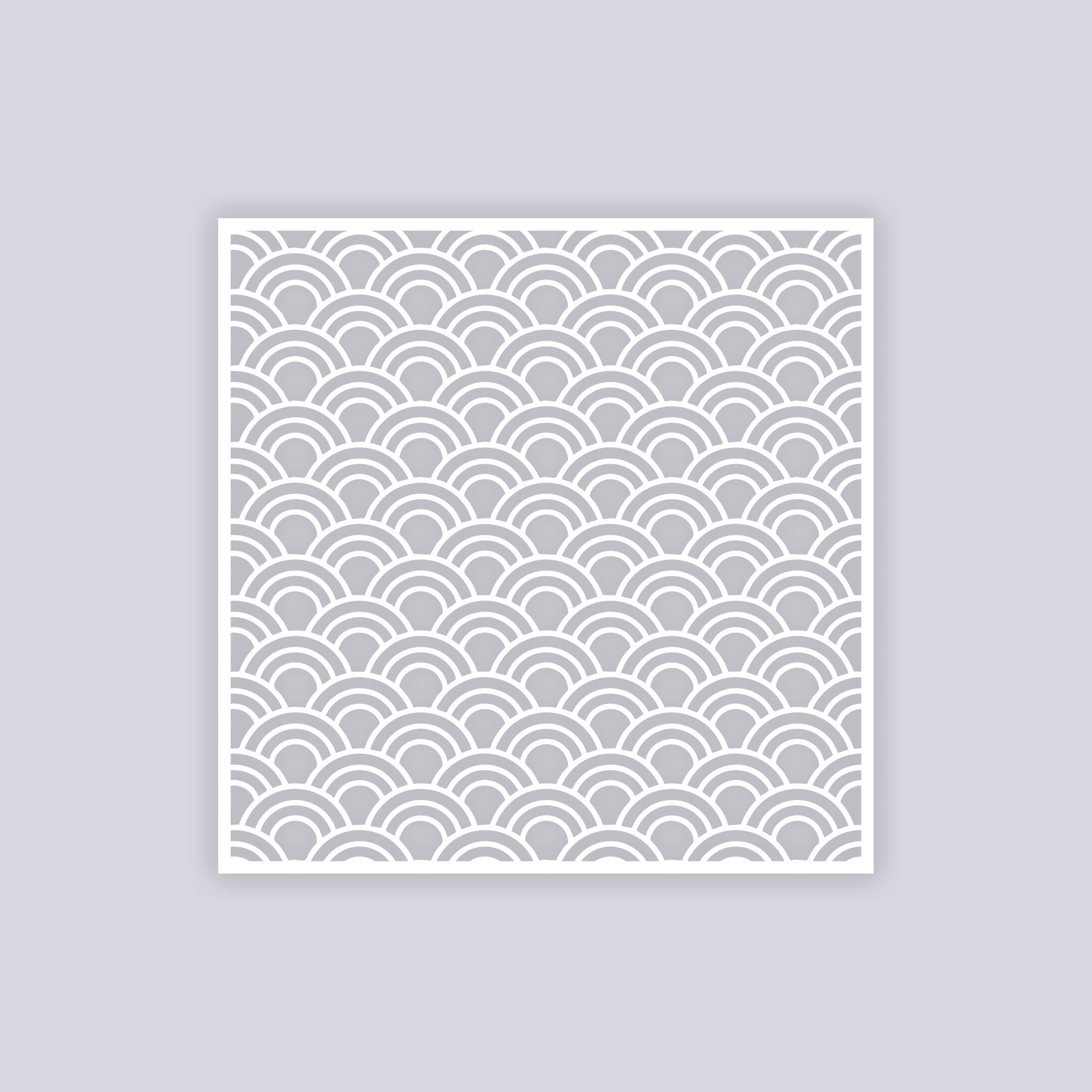 Arches Square Clay Stencil