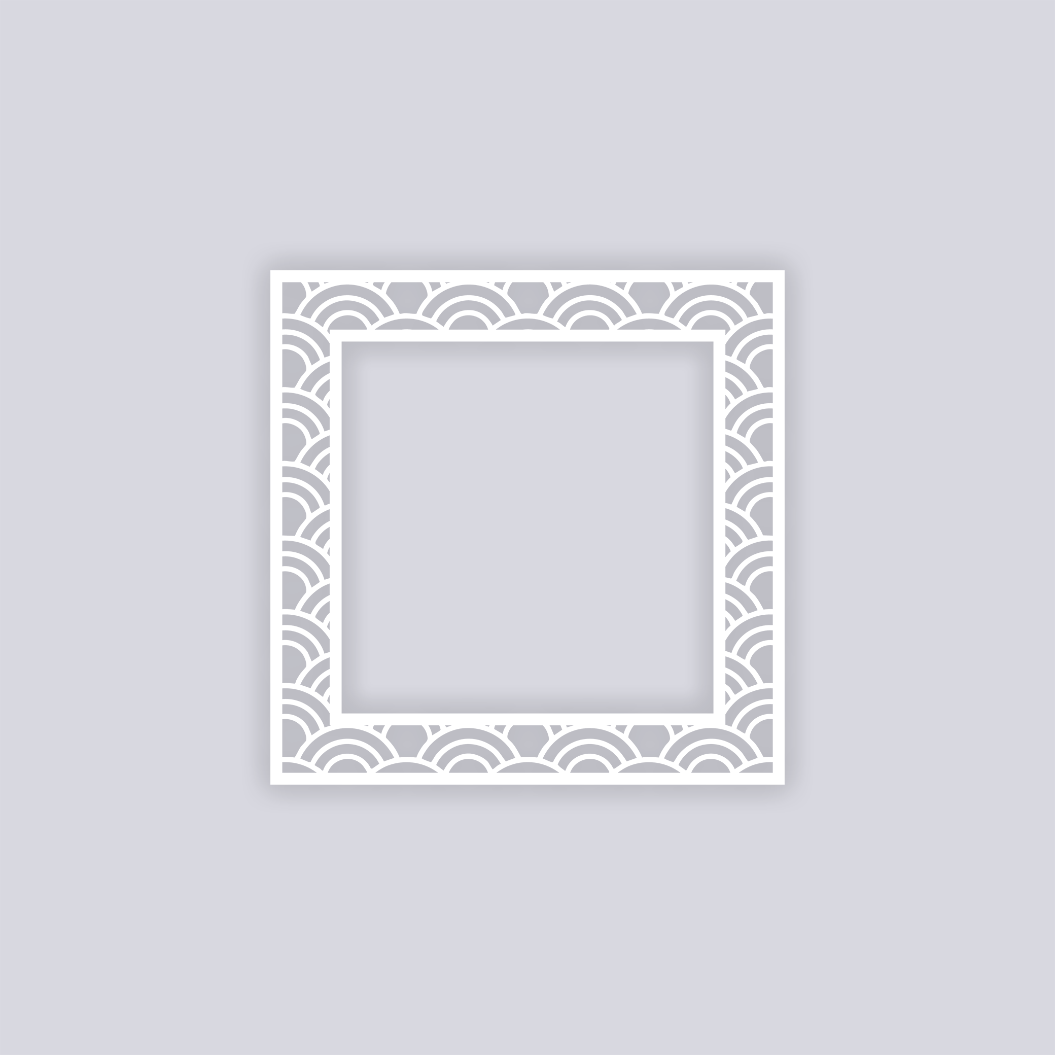 Arches Square Rim Clay Stencil