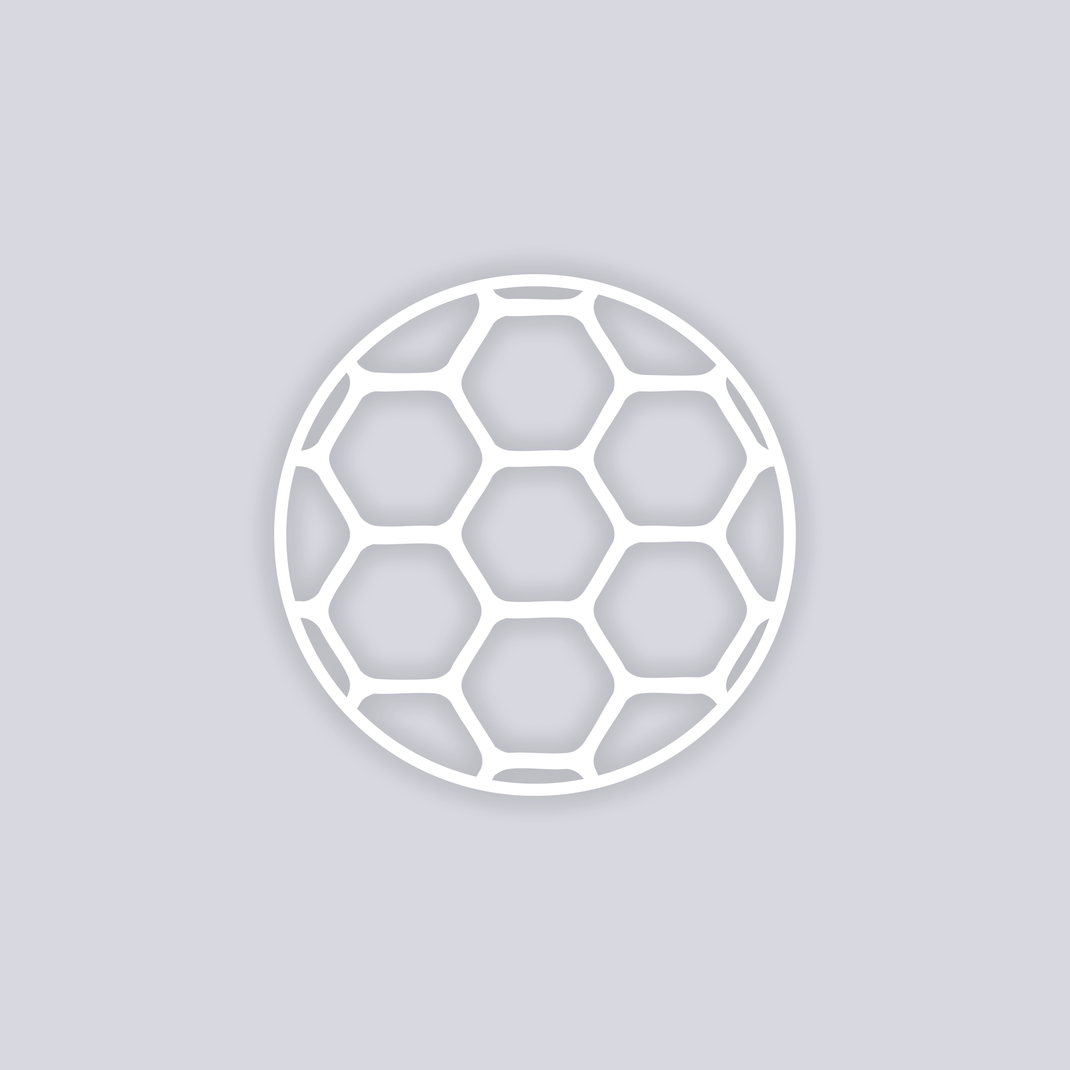 Beehive Circle Clay Stencil