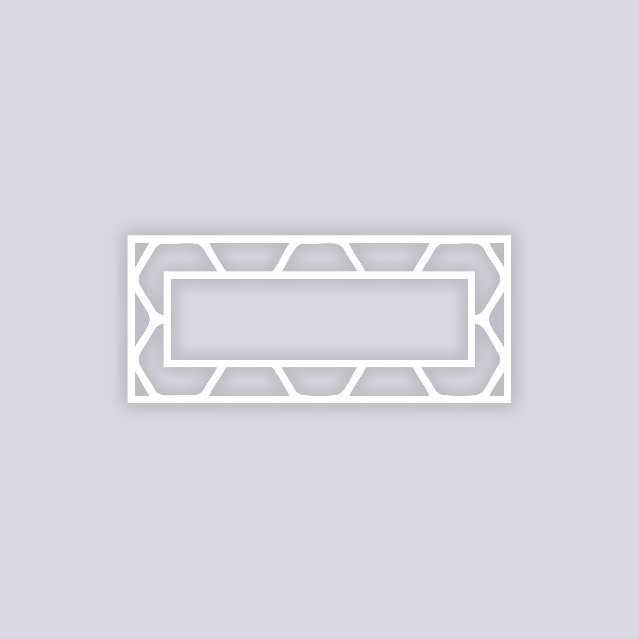 Beehive Rectangle Rim Clay Stencil