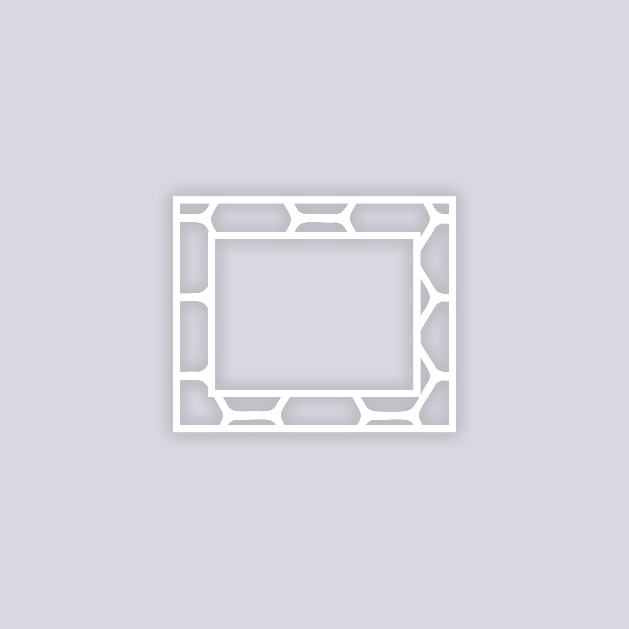 Beehive Rectangle Rim Clay Stencil