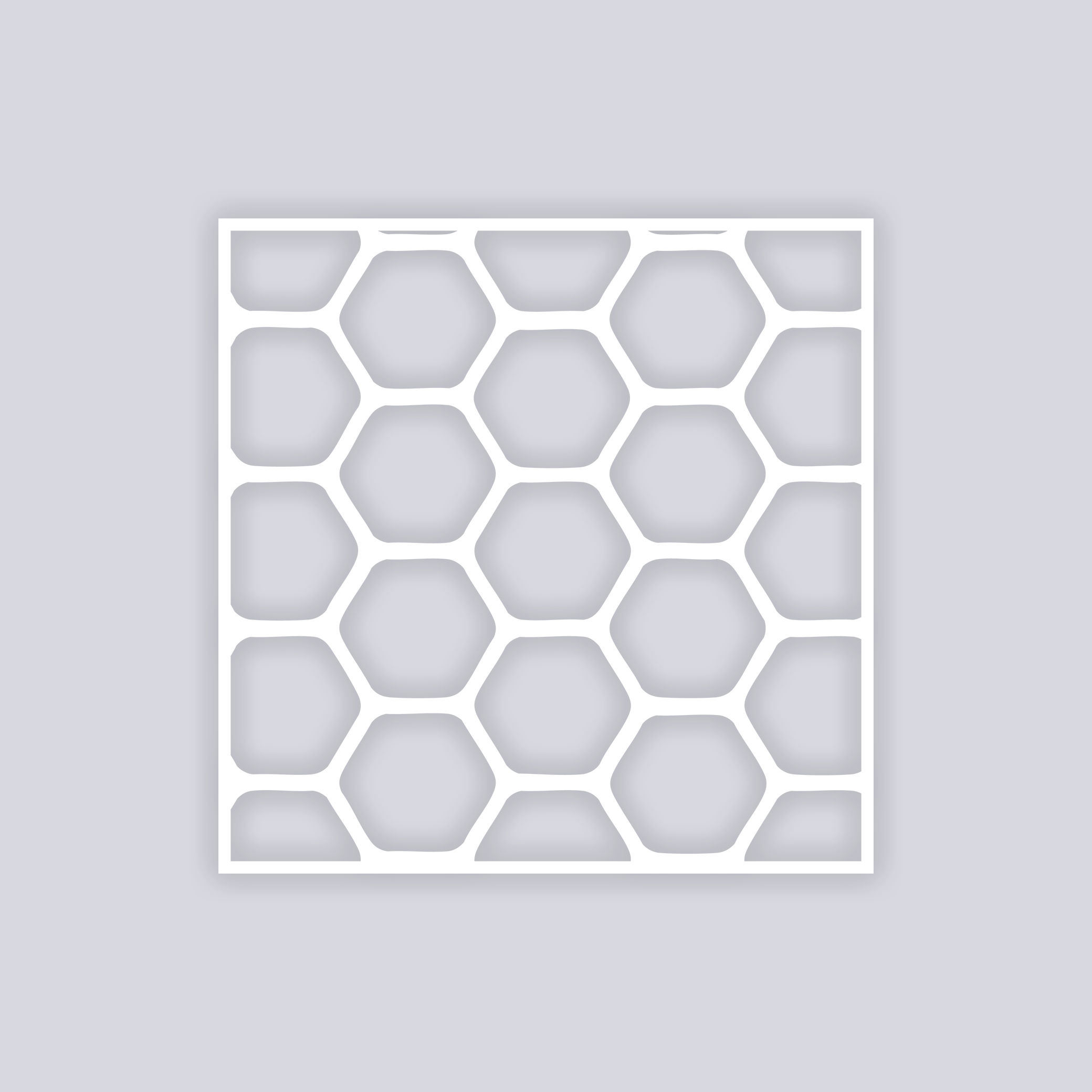 Beehive Square Clay Stencil