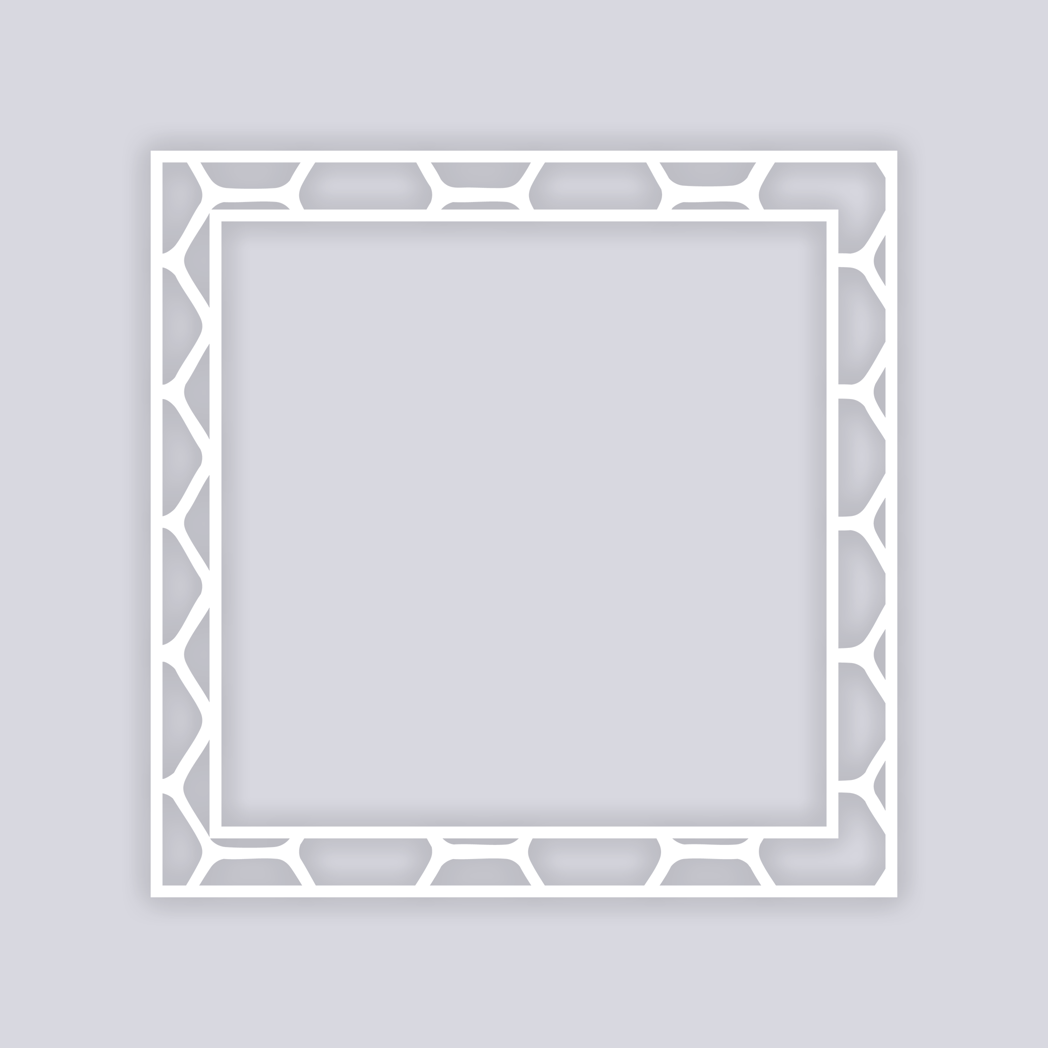 Beehive Square Rim Clay Stencil