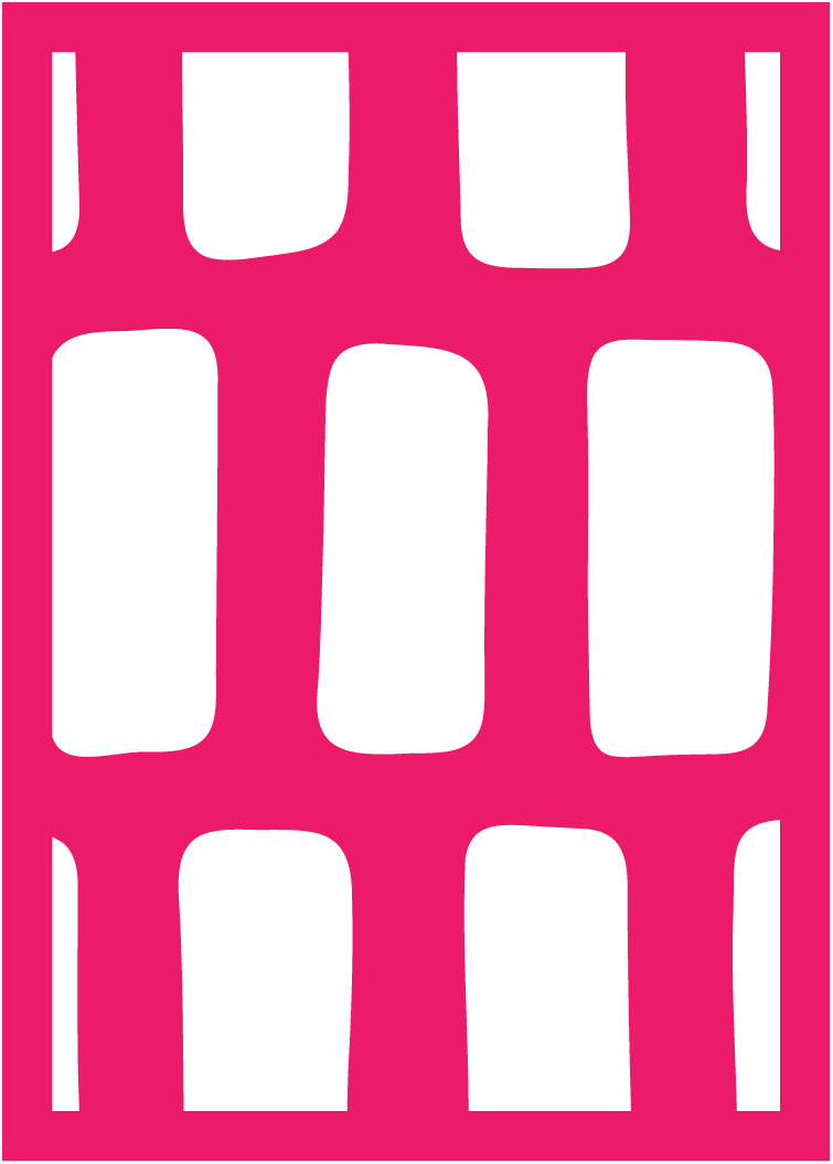 Brick Grid Rectangle Clay Stencil
