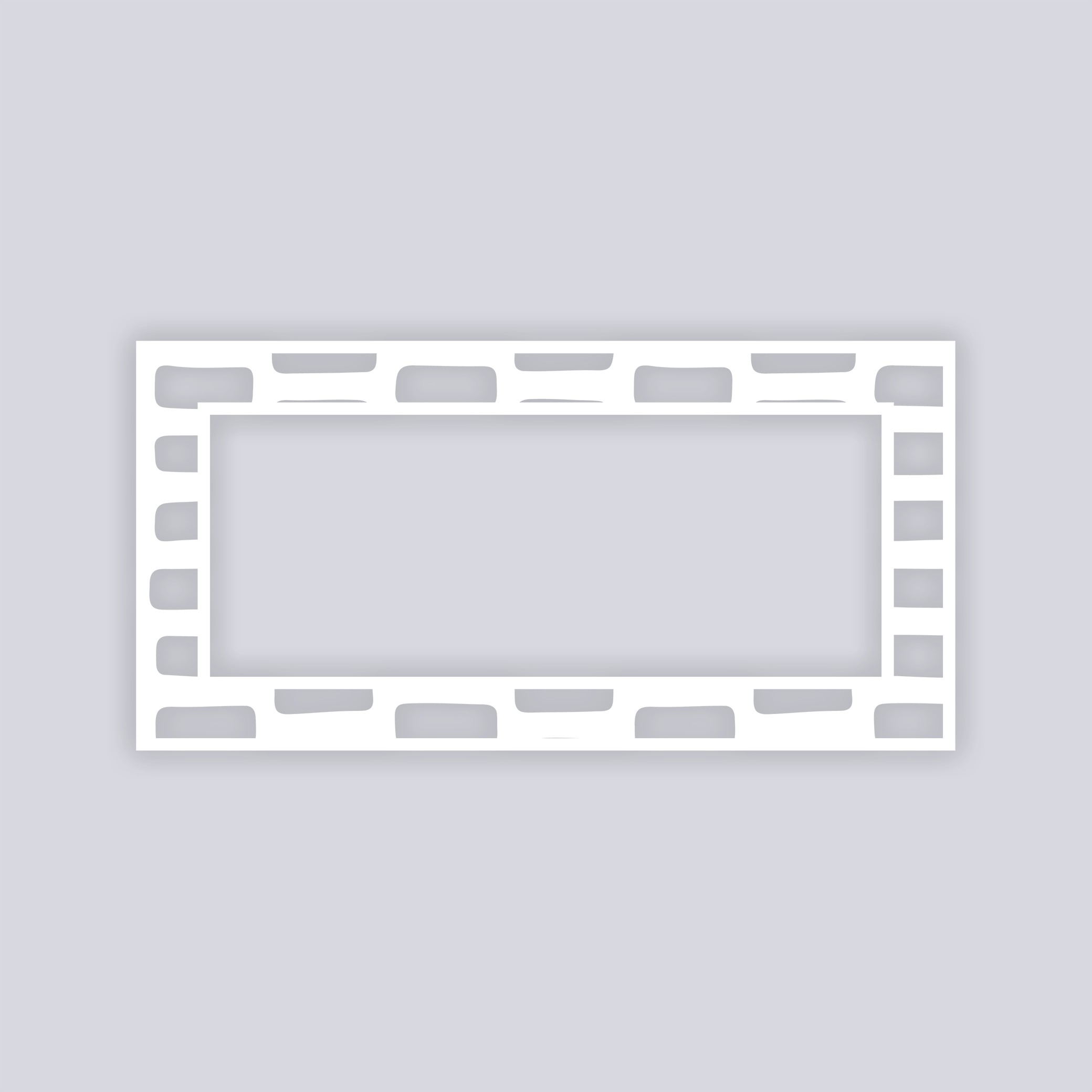Brick Grid Rectangle Rim Clay Stencil