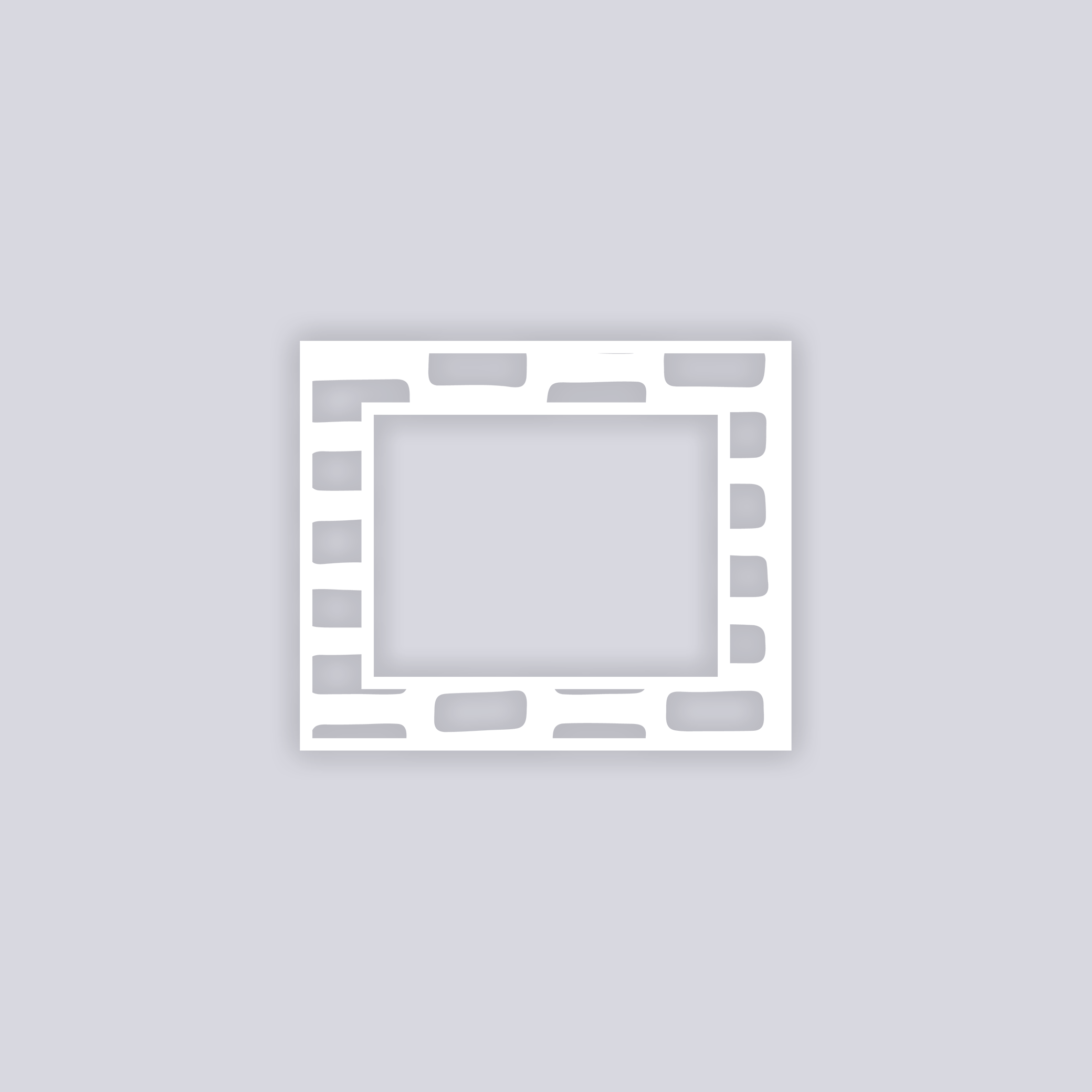 Brick Grid Rectangle Rim Clay Stencil