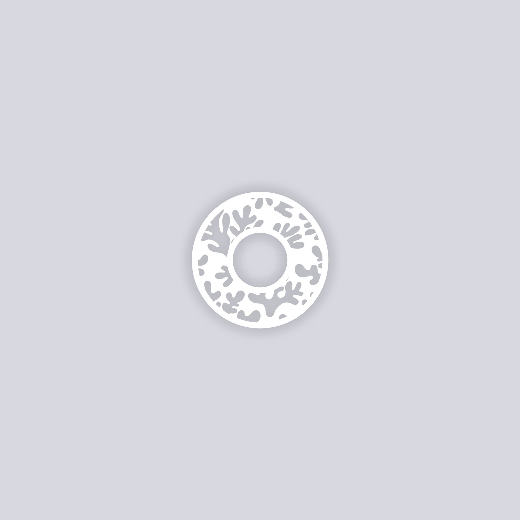 Great Barrier Circle Rim Clay Stencil
