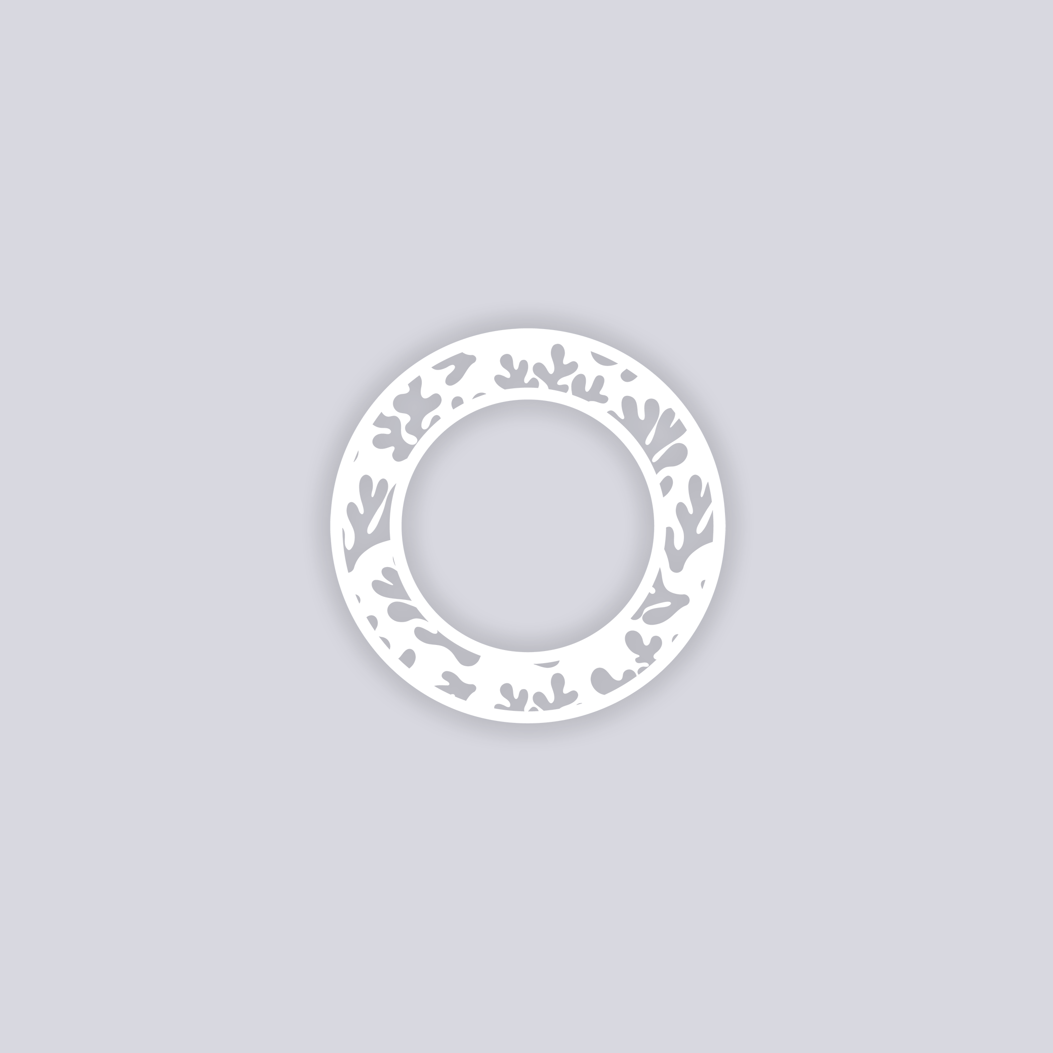 Great Barrier Circle Rim Clay Stencil