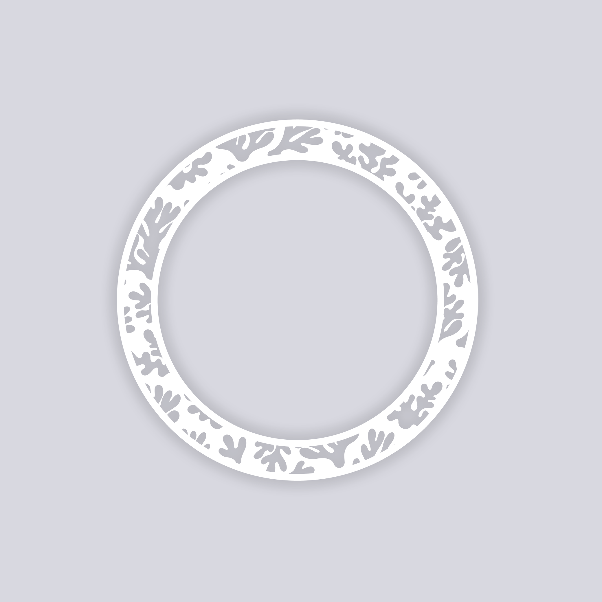 Great Barrier Circle Rim Clay Stencil