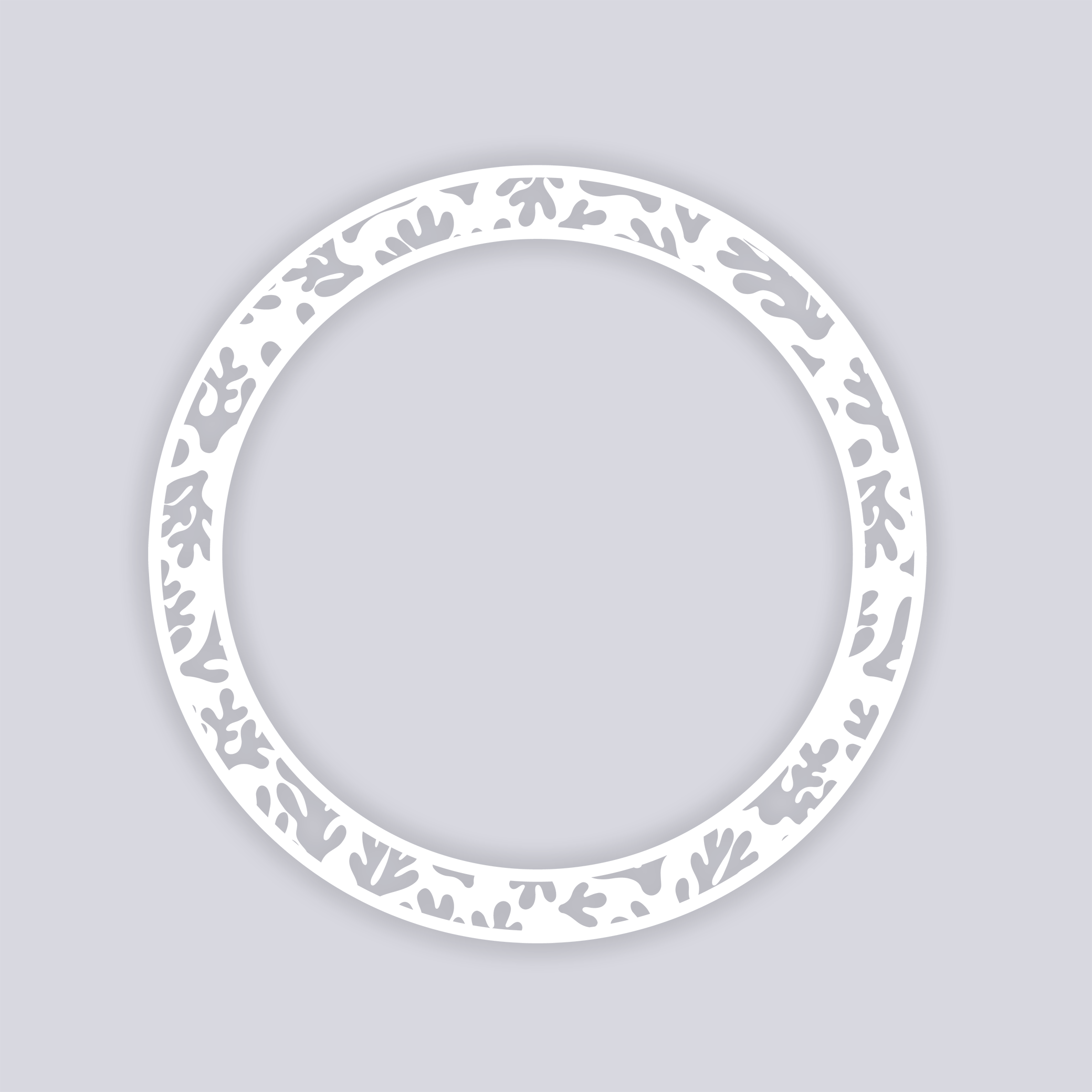 Great Barrier Circle Rim Clay Stencil