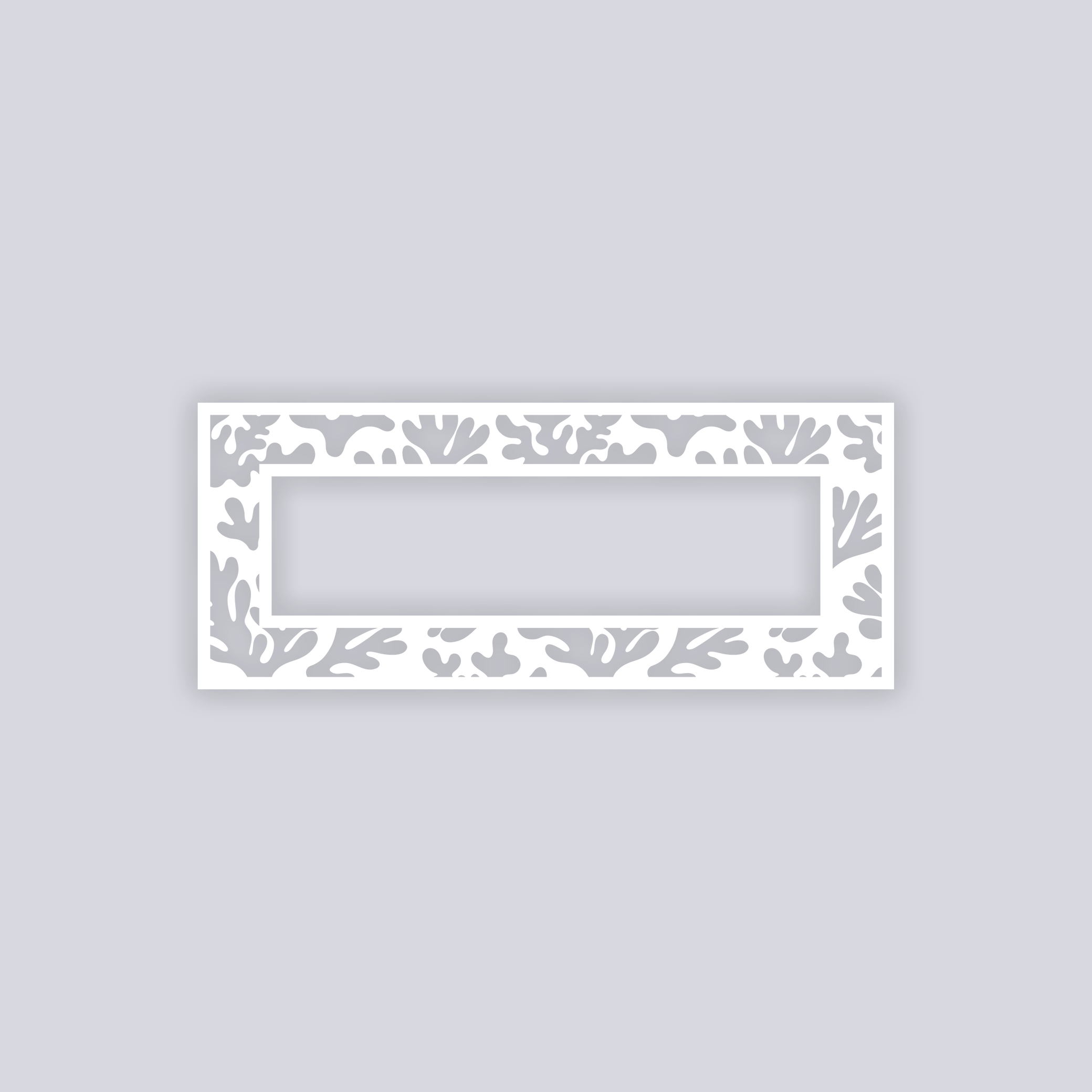 Great Barrier Rectangle Rim Clay Stencil