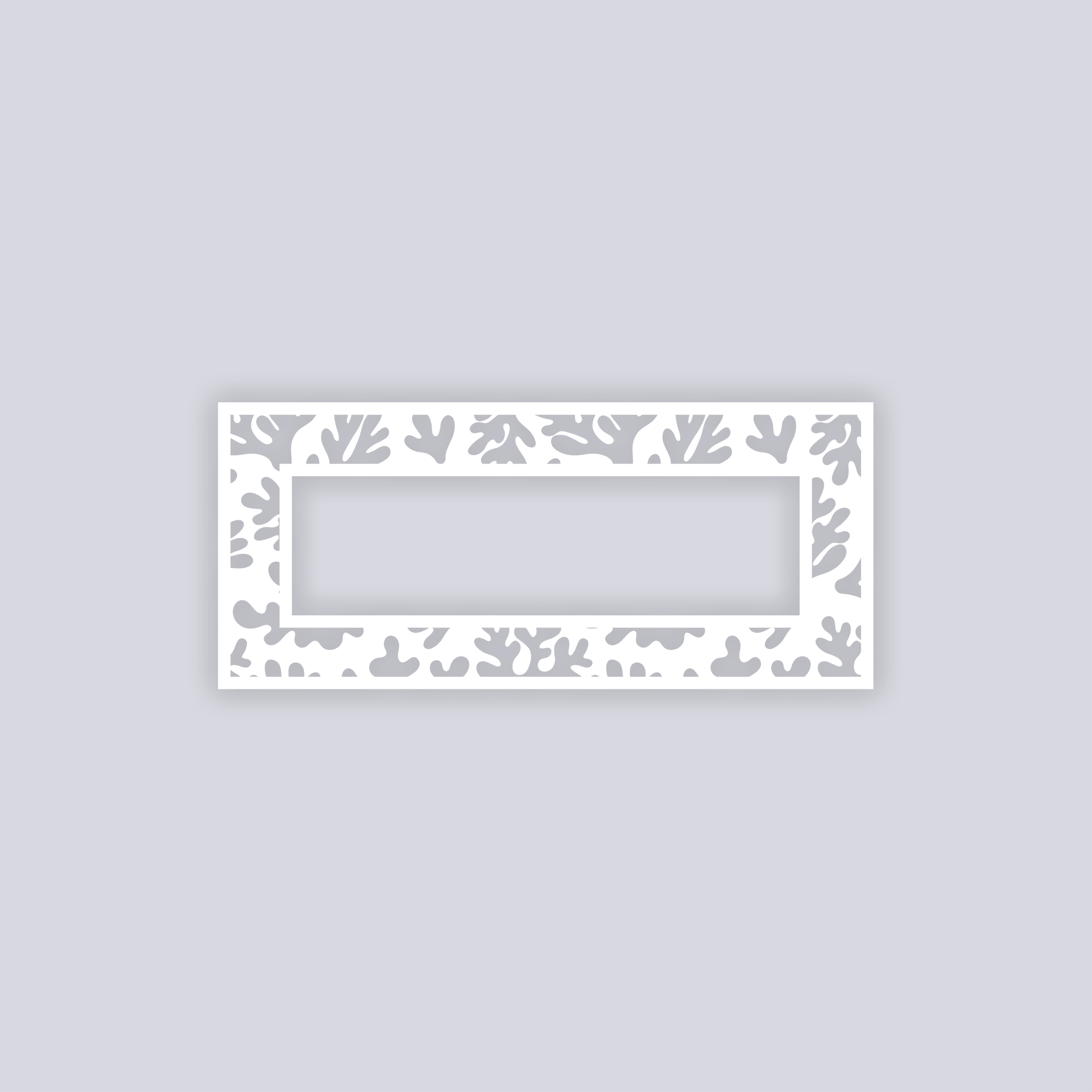 Great Barrier Rectangle Rim Clay Stencil
