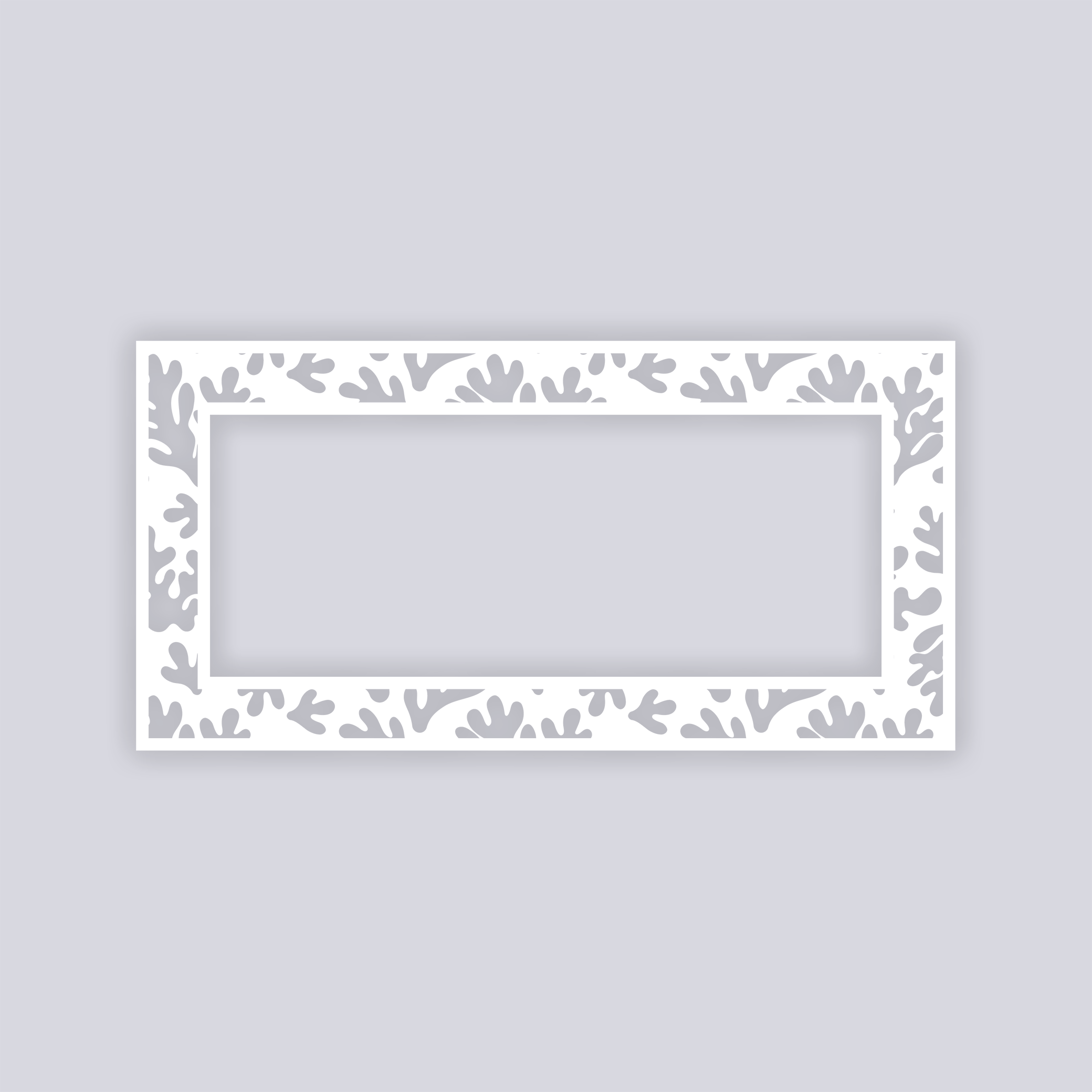 Great Barrier Rectangle Rim Clay Stencil