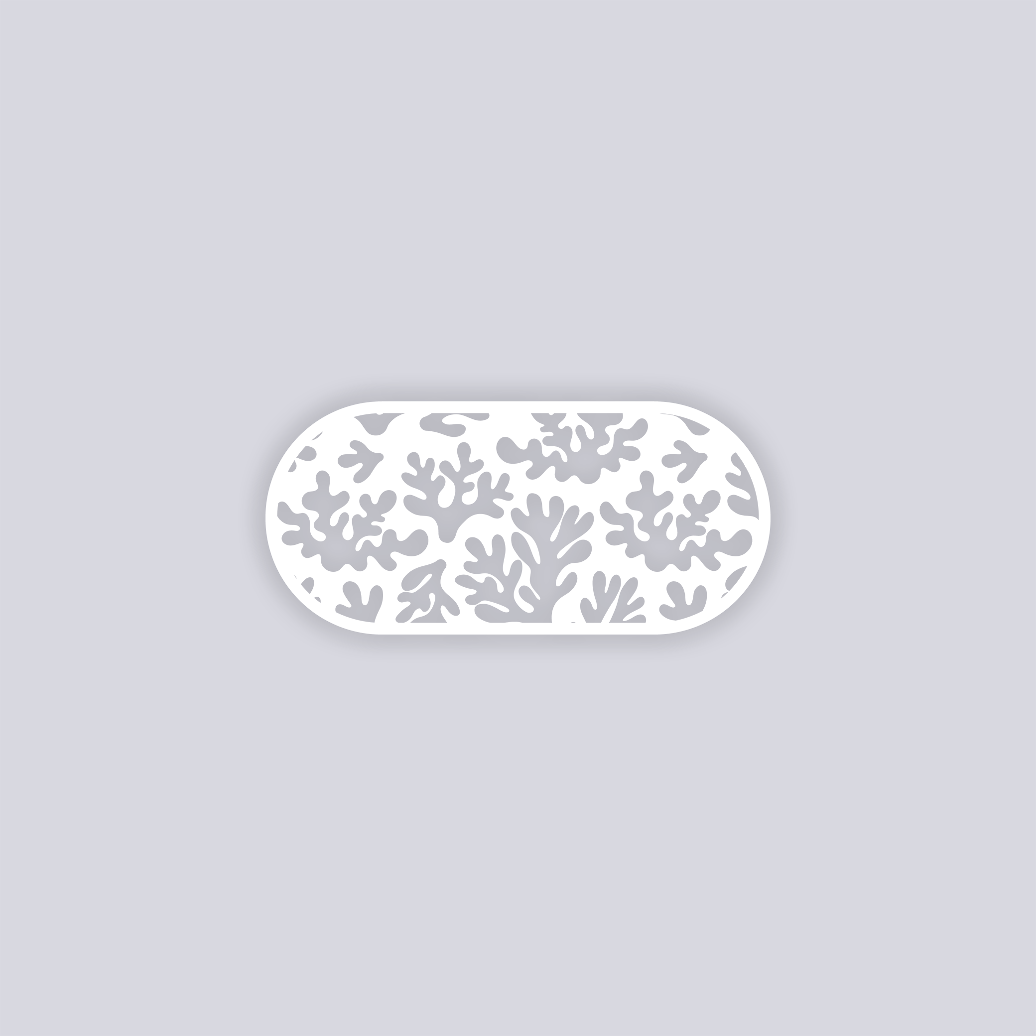 Great Barrier Rounded Rectangle Clay Stencil