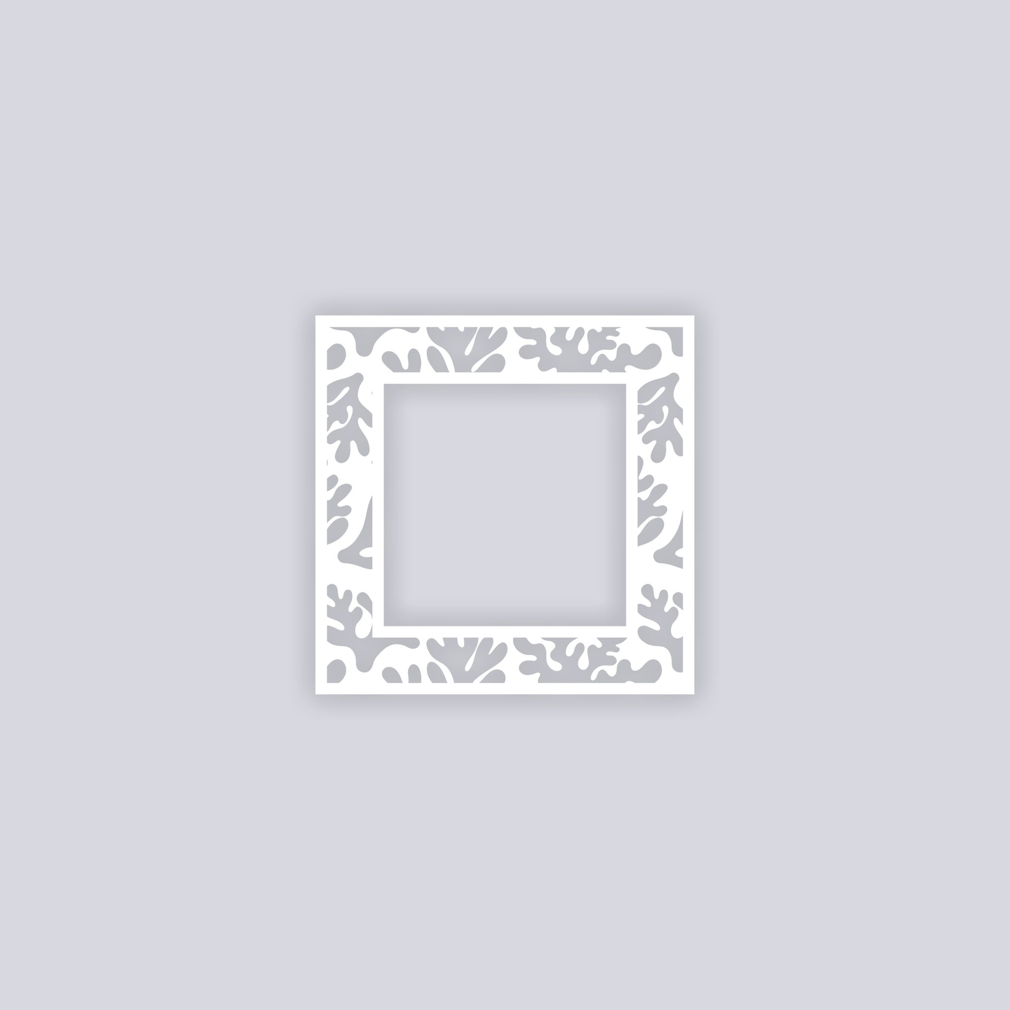 Great Barrier Square Rim Clay Stencil