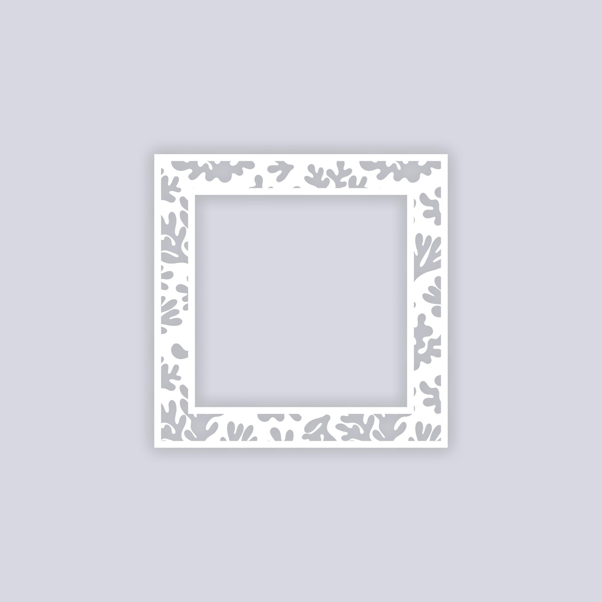 Great Barrier Square Rim Clay Stencil