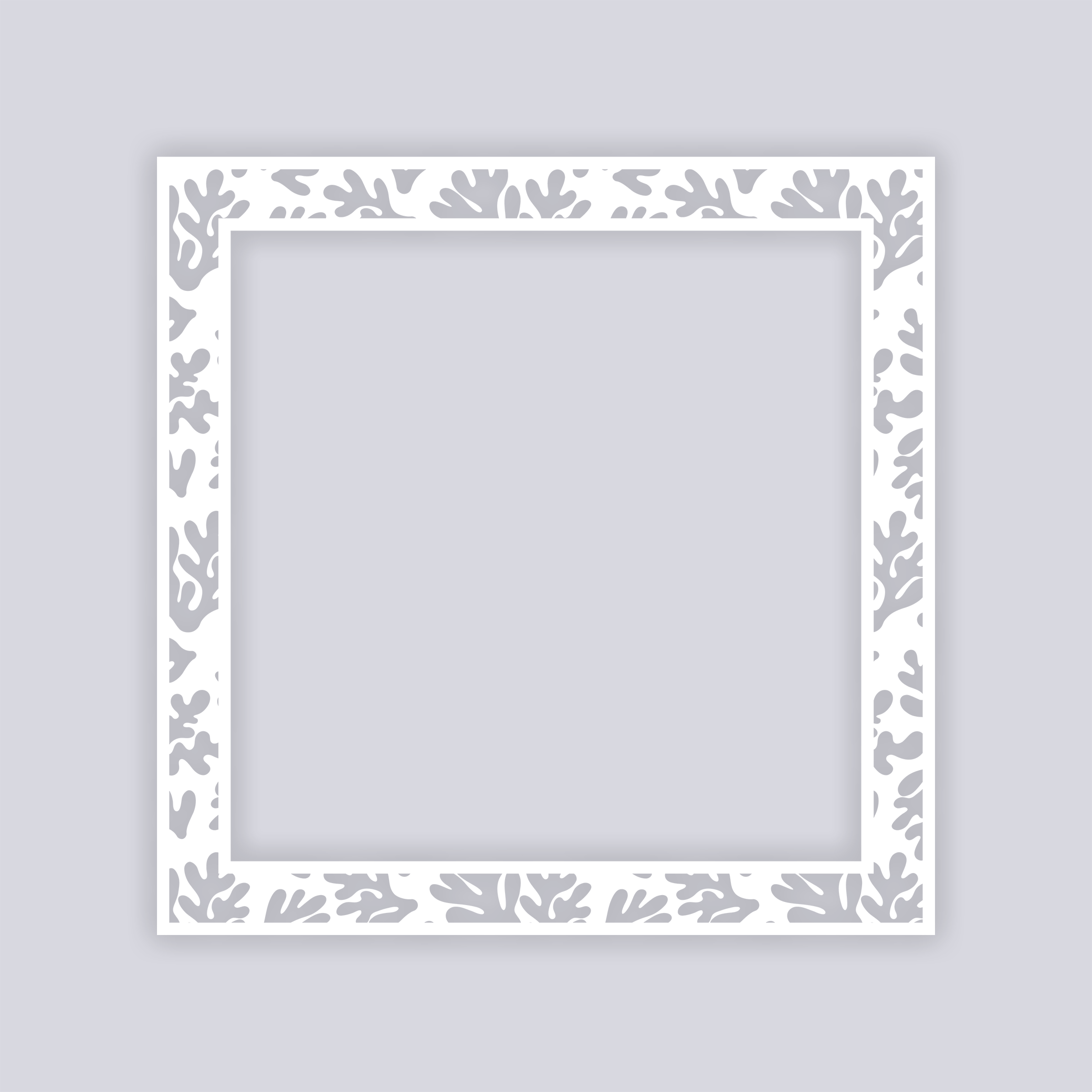 Great Barrier Square Rim Clay Stencil
