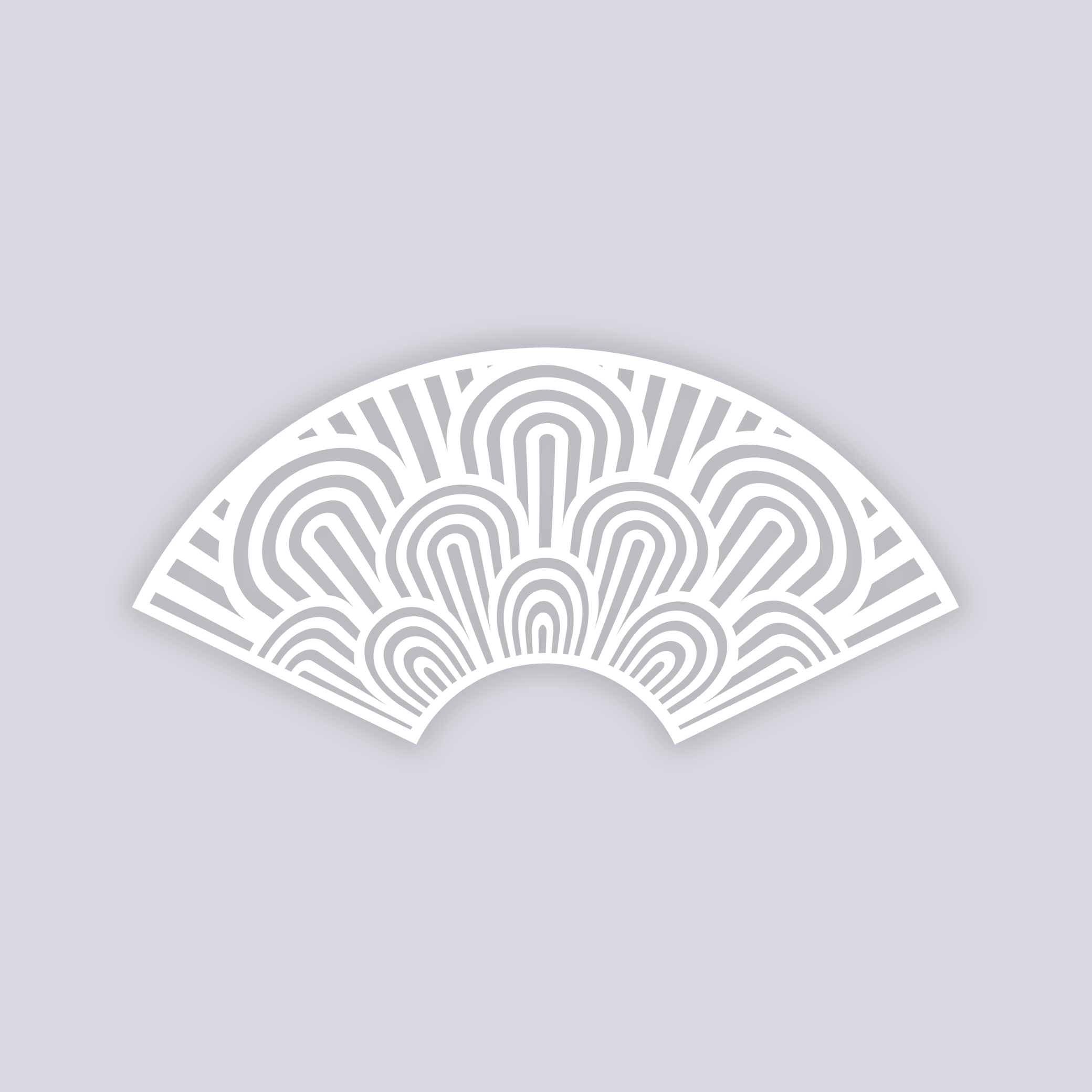Groovy Loops Lg Cup Clay Stencil