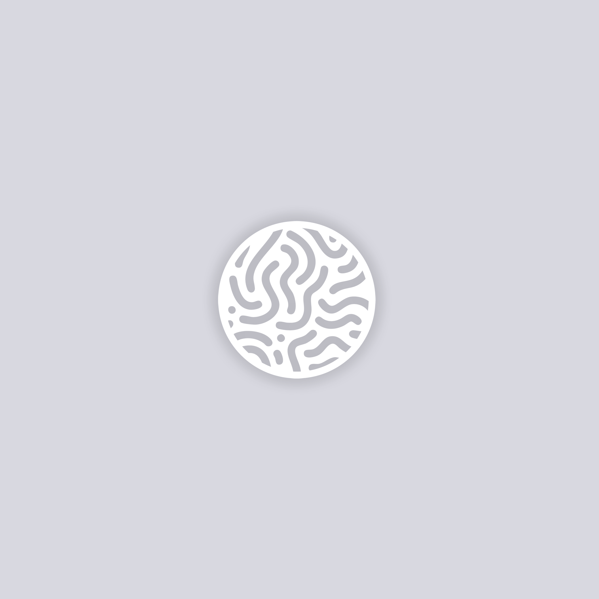 Maze Runner Circle Clay Stencil