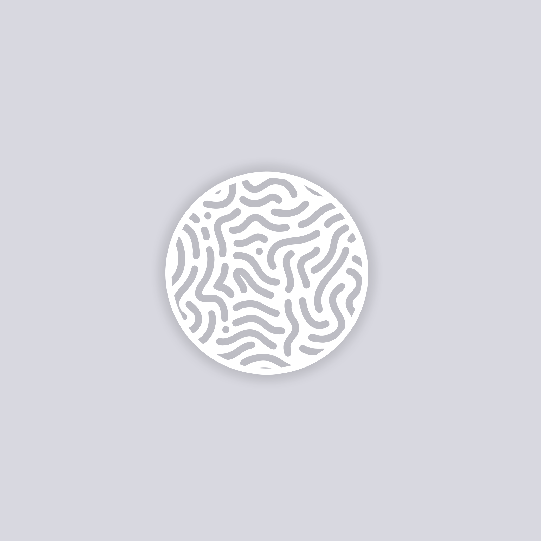 Maze Runner Circle Clay Stencil
