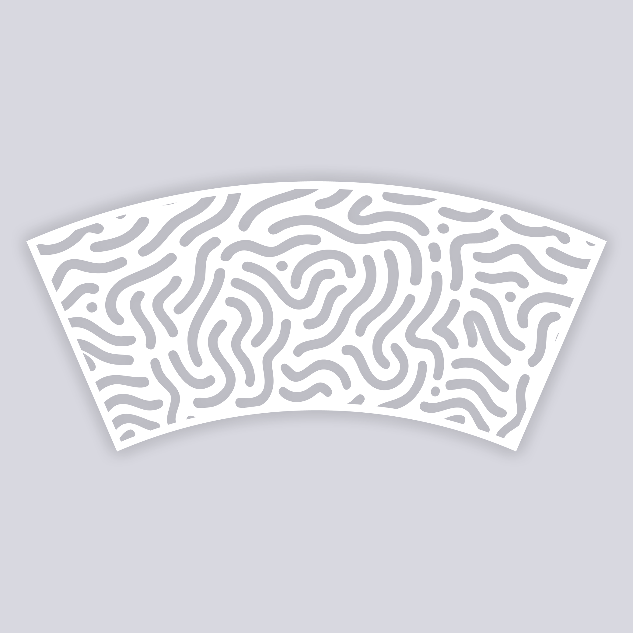 Maze Runner Lg Cup Clay Stencil