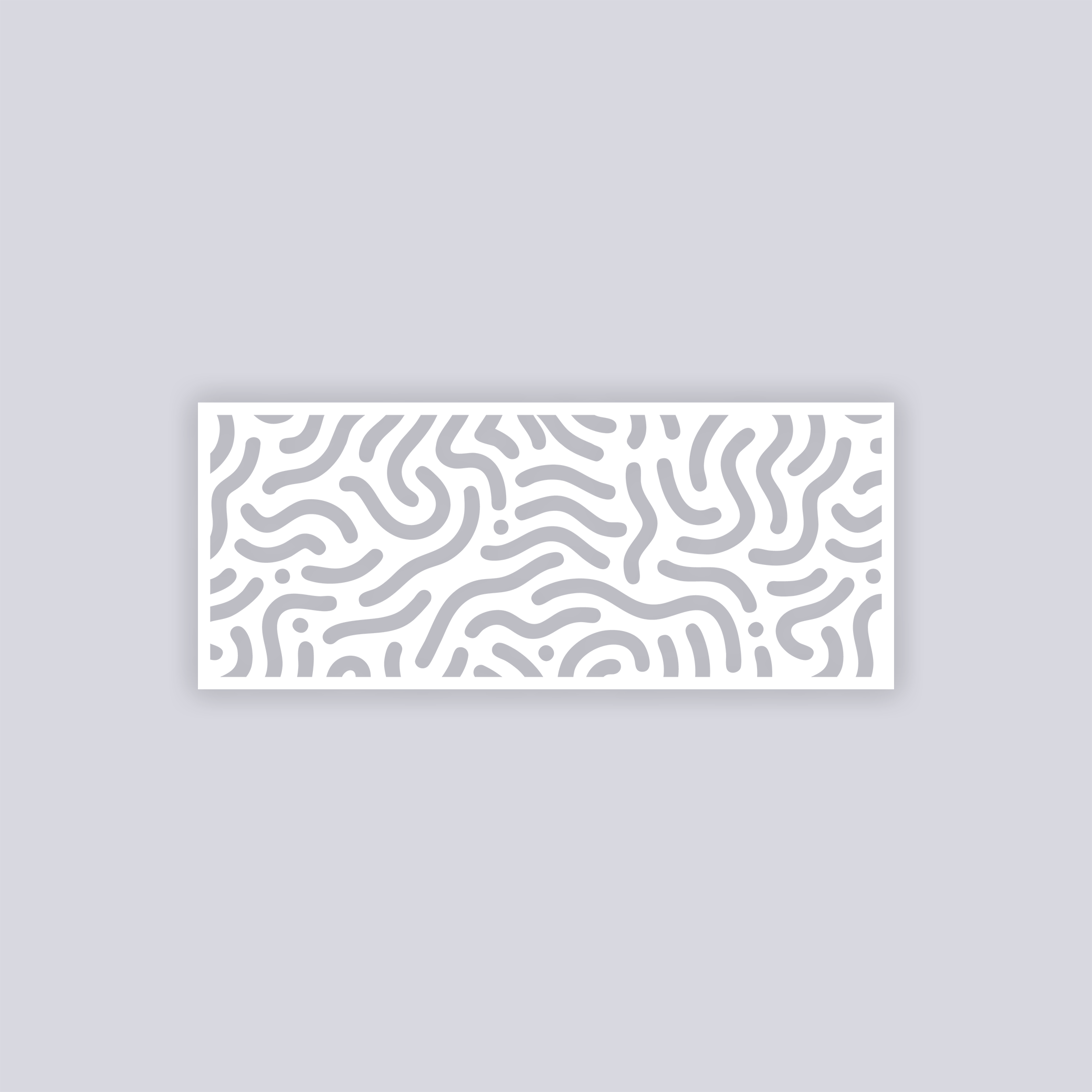 Maze Runner Rectangle Clay Stencil