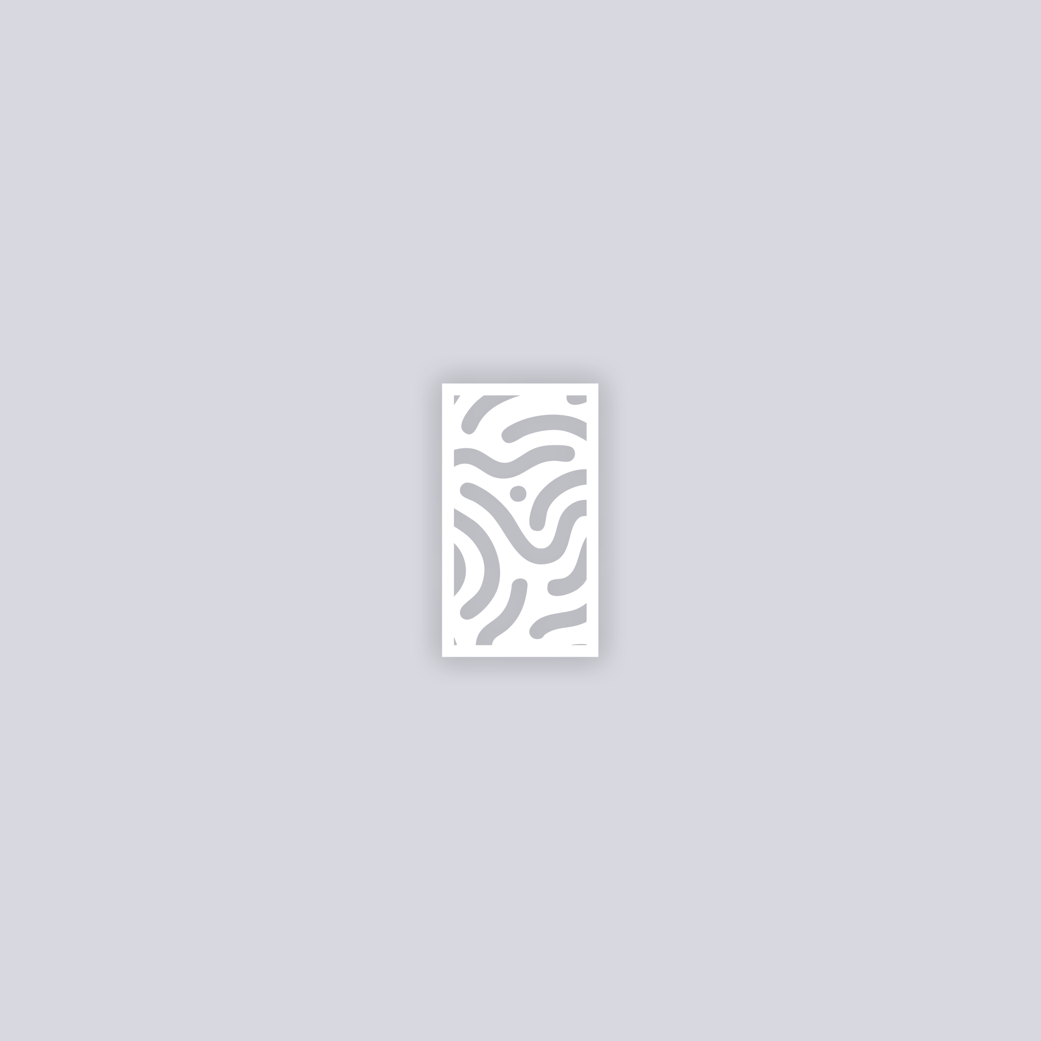 Maze Runner Rectangle Clay Stencil