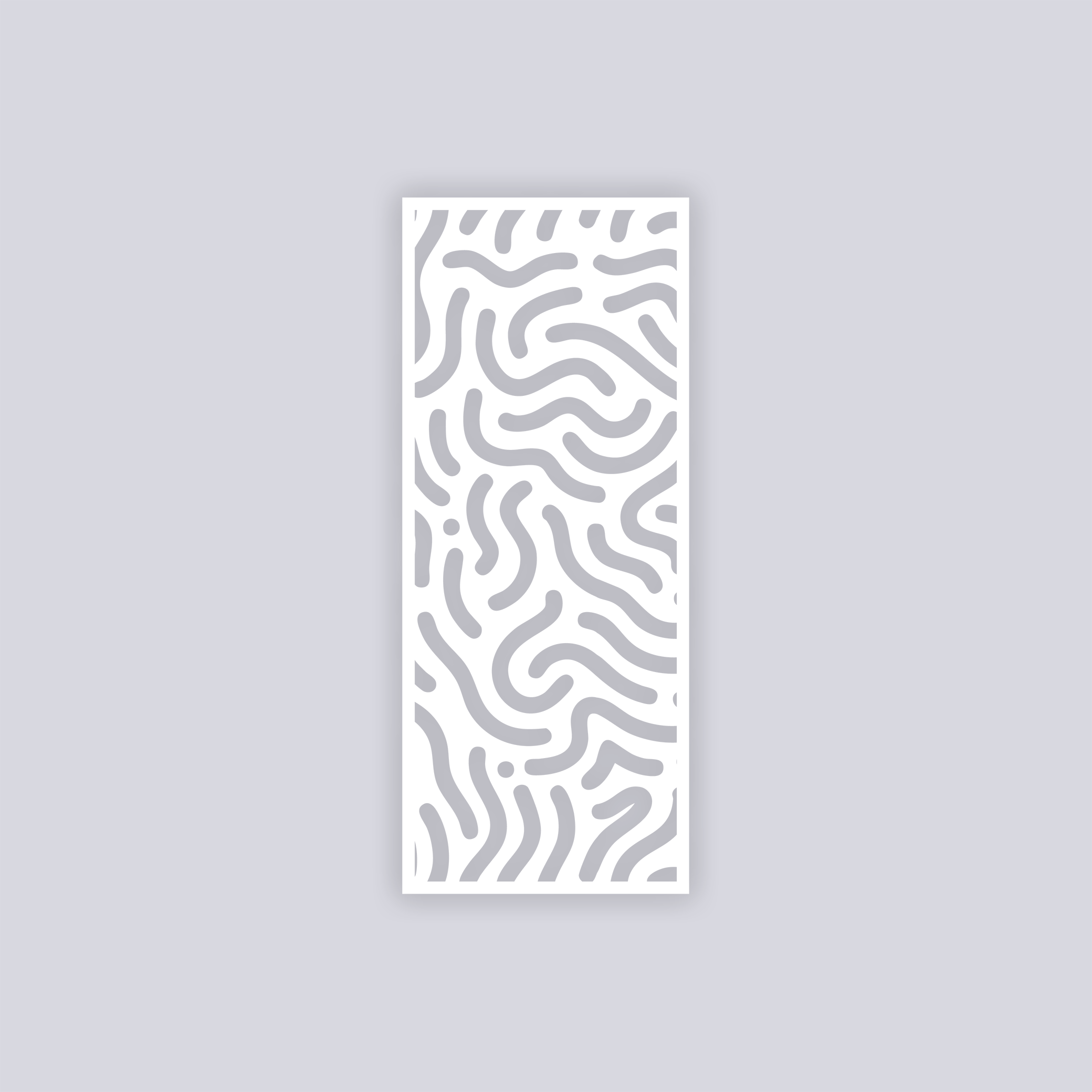 Maze Runner Rectangle Clay Stencil