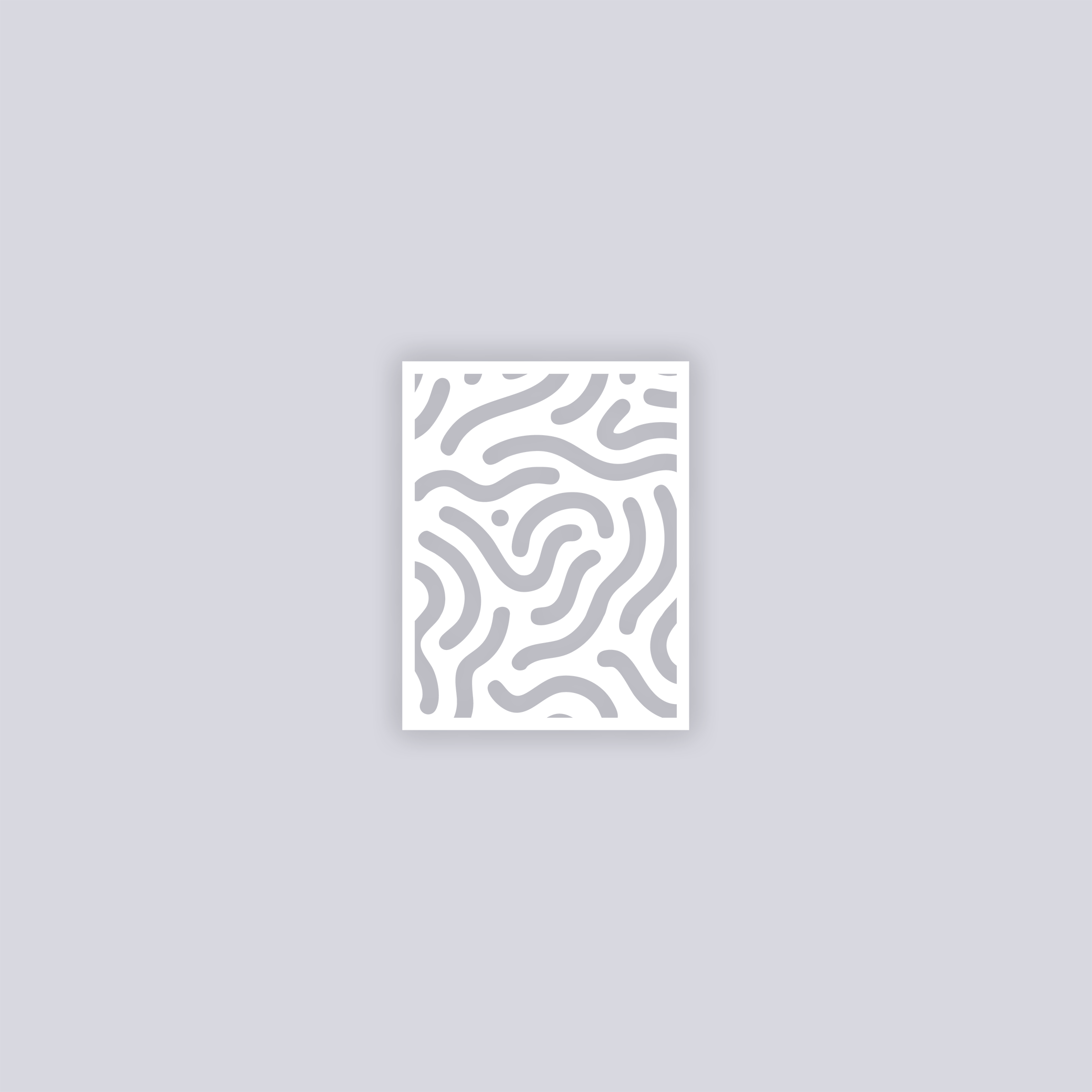 Maze Runner Rectangle Clay Stencil