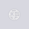 Sun Block Circle Clay Stencil