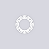 Sun Drops Circle Rim Clay Stencil