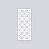 Sun Drops Rectangle Clay Stencil