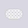 Sun Drops Rounded Rectangle Clay Stencil
