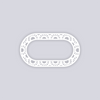 Sun Drops Rounded Rectangle Rim Clay Stencil