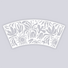 Sunburst Palm Lg Cup Clay Stencil