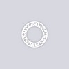 Terrazzo Circle Rim Clay Stencil