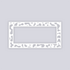 Terrazzo Rectangle Rim Clay Stencil