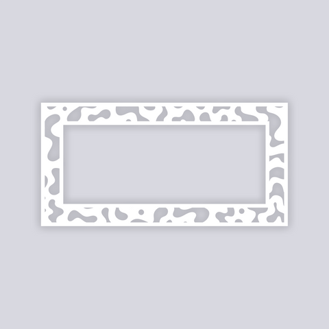 Terrazzo Rectangle Rim Clay Stencil