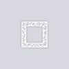 Trendy Funk Square Rim Clay Stencil
