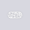 Tropical Paradise Rounded Rectangle Clay Stencil