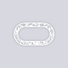 Tropical Paradise Rounded Rectangle Rim Clay Stencil