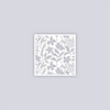 Tropical Paradise Square Clay Stencil