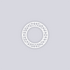 Truchet Circle Rim Clay Stencil